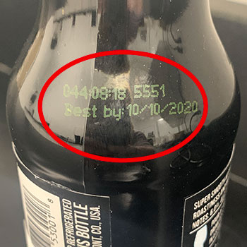 Bottle Date Instructions