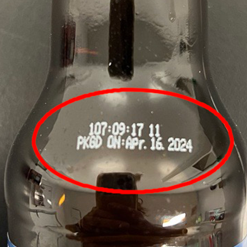 Bottle Date Instructions